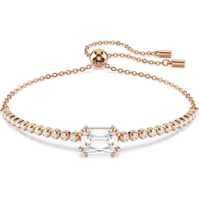 Swarovski Pozlátený náramok s čírym zirkónom Tennis Matrix 5730706