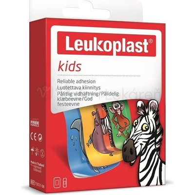 Leukoplast Kids Náplasť na rany pre deti 2 veľkosti 12 detských ks
