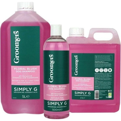 Groomers Efektivní šampon KvětinovýSimply G Floral Blush Shampoo 2,5 l