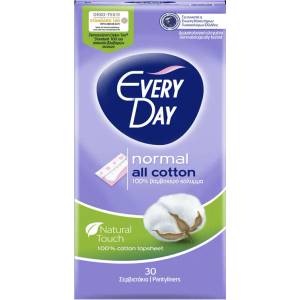  EVERY DAY ежедневни дамски превръзки, Normal, All Cotton, 30 броя
