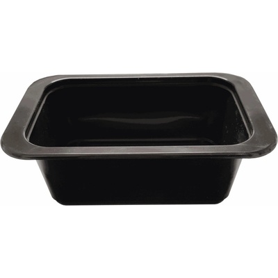 Nideko Zatavovacia miska na polievku hranatá 500 ml | 178x113x66 mm | čierna |