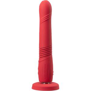 Lovense - Gravity Thrusting Dildo App Controlled Red