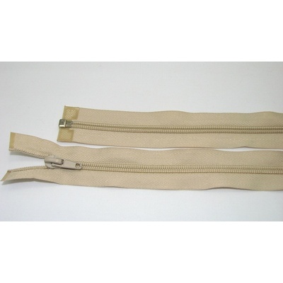 Zips špirála deliteľný 5mm - dĺžka 40cm,farba béžová