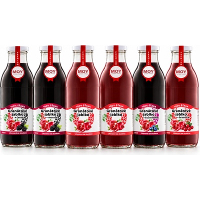 MOY Detox Fit Mix Granátové Jablko 6 x 500 ml
