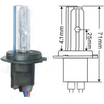Ксенонова крушка Н7c 6000k 35w - скъсена