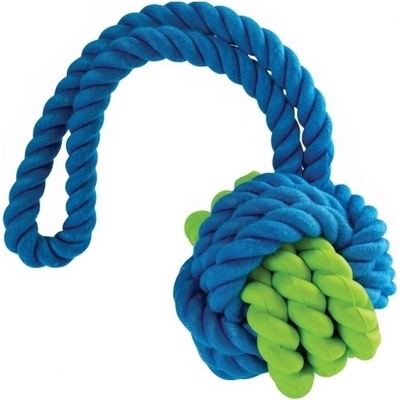 Hip Hop Monty loptička s pútkom z gumy a bavlny 31 cm