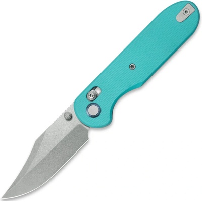 GEO Knife Ethereal Cutter SW M390 Blade Tiffany Blue G10