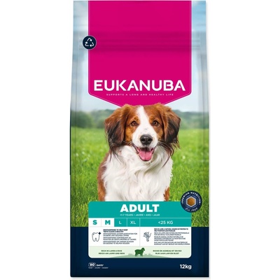 Eukanuba Adult Small and Medium rich in lamb 12 kg
