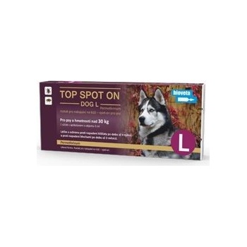 Bioveta Top spot-on Dog L nad 30 kg 1 x 3 ml