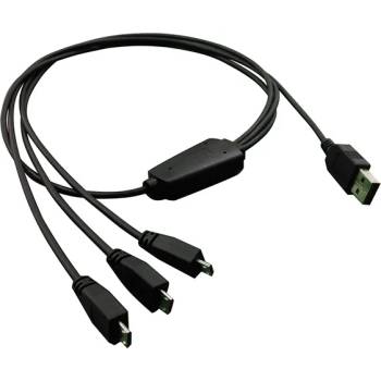 Image 1 of Roline Cable USB2.0 A-3xMicro B, M/M, 0.8m, 11.02. 8306 (11.02.8306)