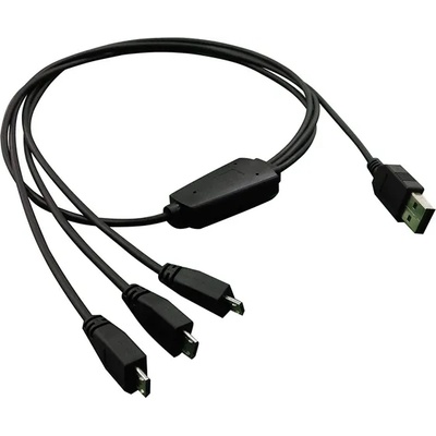 Roline Cable USB2.0 A-3xMicro B, M/M, 0.8m, 11.02. 8306 (11.02.8306)