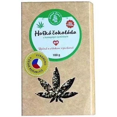 Zelená Země Horká čokoláda s konopným semienkom 100 g