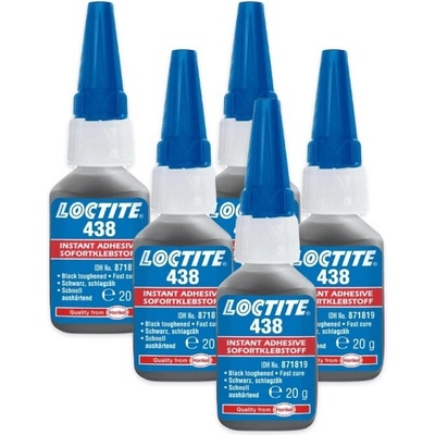 Loctite 438 sekundové lepidlo 20 g 5 ks