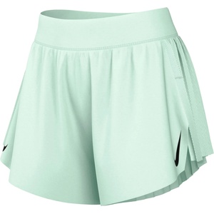 Nike Дамски шорти за бягане Nike Women's AeroSwift Dri-FIT ADV Mid-Rise 3'' Running shorts - Barely Green / Black (112-4580-0114)