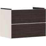Hansgrohe Xevolos E - Шкафче за умивалник 78x58x48 см, 2 чекмеджета, матово бежово/тъмен дъб 54179730 (54179730)
