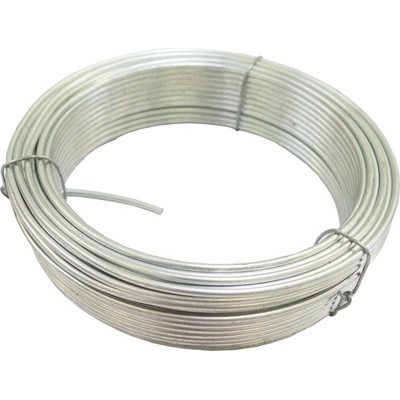TOPTRADE drôt napínaci, pozinkovaný, O 3,15 mm / 51 m