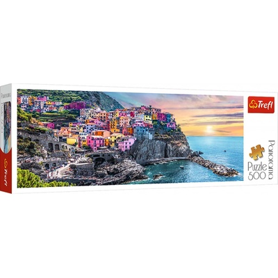 TREFL Panoramatické Vernazza při západu slunce Itálie 500 dielov