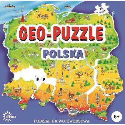 Abino Geo Poľsko mapa z 25 dielov
