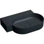 Omnires Ovo M+ 64x44 cm left matt black lava (OVO645UWLBLV)