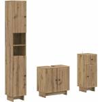vidaXL 3 частен комплект за баня EDE Инженерна дървесина (3417827)