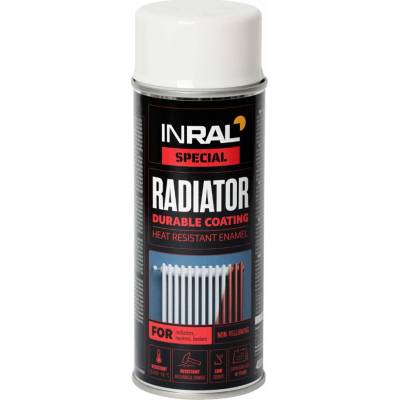Tegra Inral Farba na radiátory 400 ml biela lesklá