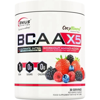 Genius Nutrition Bcaa x5 [360 грама] Червена енергия
