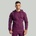 GymBeam STRIX Суичър Nova Zip Up Plum S