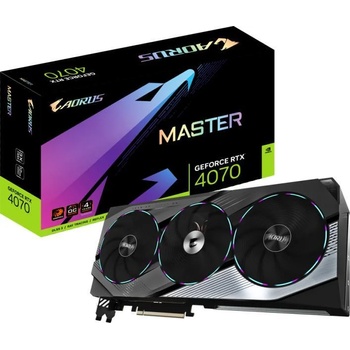 Image 1 of GIGABYTE GeForce RTX 4070 Aorus MASTER 12G (GV-N4070AORUS M-12GD)