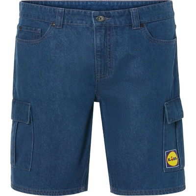 Livergy pánske rifľové šortky Lidl modrá 100375833