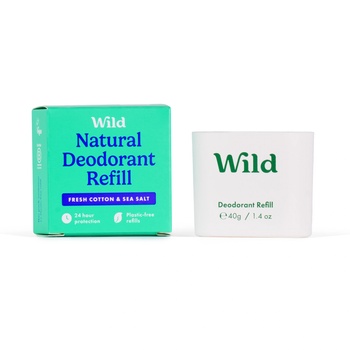 WILD Fresh Cotton & Sea Salt Aqua Деостик, 40 g Refill, унисекс