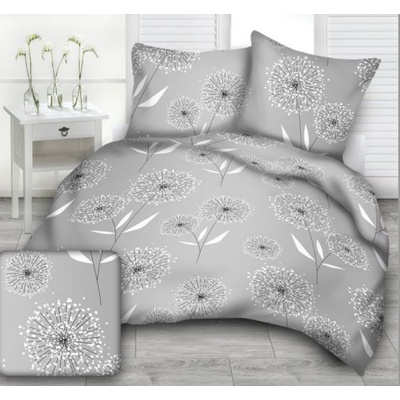 Obliečky bavlna Púpava biela TiaHome Vankúš 70x90 Paplón 140x200