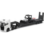 Maisto - Мини работни машини, Комплект голям влекач, Scania 770S с Toolcat 5600 + кофа (11681-20076)