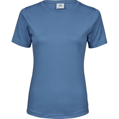 TeeJays Tričko Interlock TJ 580 krátký rukáv dámské COT-18058040102 Modrá ledově