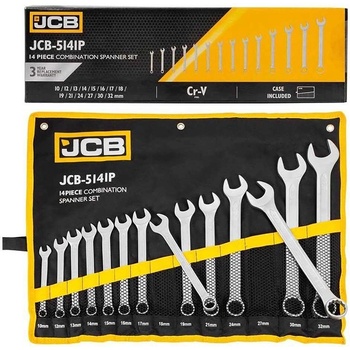 JCB Ключове звездогаечни jcb 5141p, 10-32 мм, 14 бр (uni-09889)