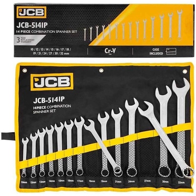 JCB Ключове звездогаечни jcb 5141p, 10-32 мм, 14 бр (uni-09889)