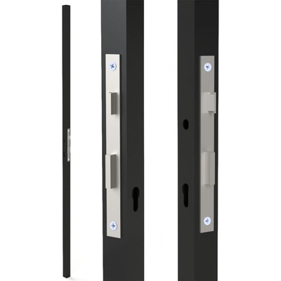 Profil 40x40x2mm H-2000mm se zámkem ZM90/40H, levý