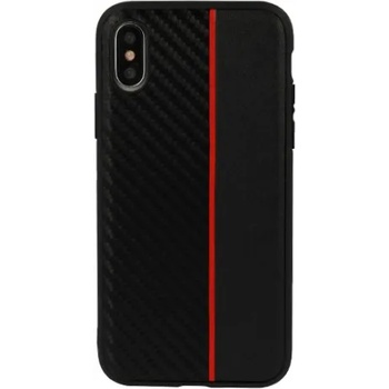 Image 1 of Huawei Силиконов калъф кейс Moto Carbon за Huawei P30 черен