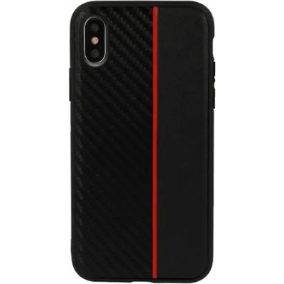 Huawei Силиконов калъф кейс Moto Carbon за Huawei P30 черен