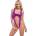 Cottelli Collection Open Buttock Mettalic Body 2644487 Purple S/M