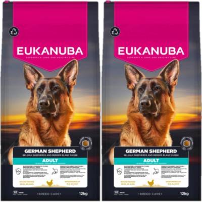 Eukanuba Adult Německý ovčák 2 x 12 kg