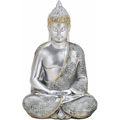 Nefertitis Buddha meditující thajská soška 21 cm - cca 21 cm