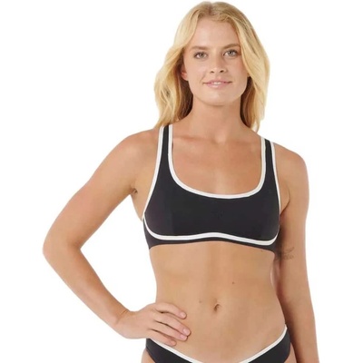 Rip Curl Mirage Fusion Crop bikini top - Black (Black)