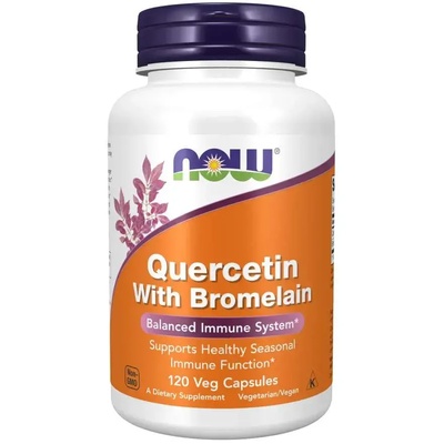 NOW Кверцетин с Бромелаин | Quercetin with Bromelain | Now Foods