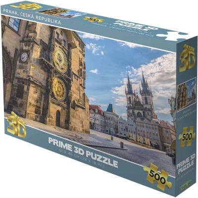 PUZZLE Prime 3D Česká Republika Praha 500 ks holografické