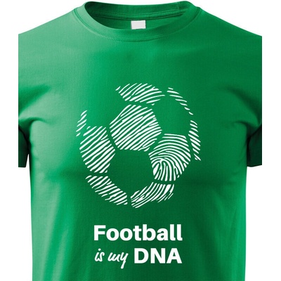 Dětské tričko Football is my DNA Zelená Canvas Bezvatriko.cz 2150