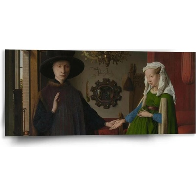 Sablio Obraz Svatba manželů - Jan van Eyck - 110x50 cm