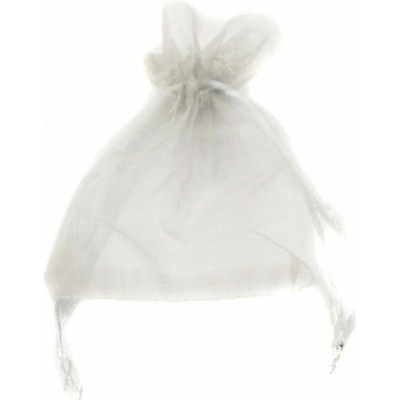 OSTATNÍ Dárkový sáček - organza 7,5x10cm stříbrný