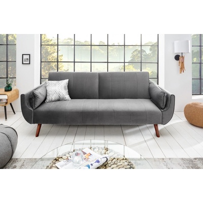Bighome Rozkladacia sedačka DIVAN 215 cm sivá