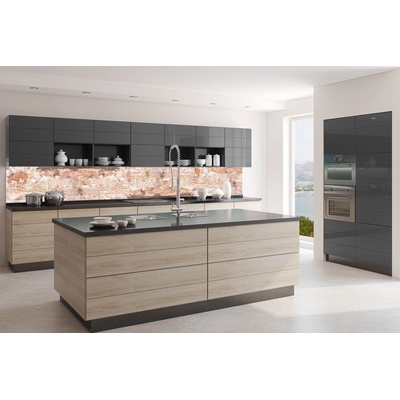 DIMEX ART Фототапет за кухня - фрагмент от стена с пукнатини 350 x 60 см