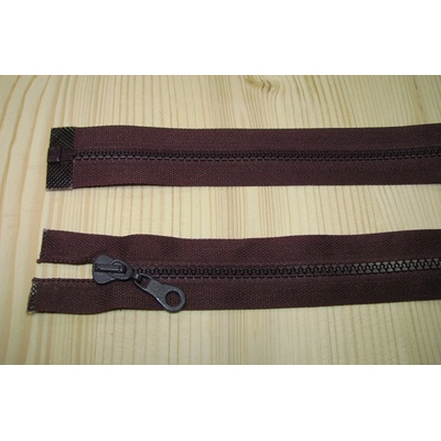 Zips kostenný bordová 5mm deliteľný 45cm